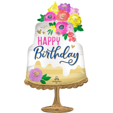 Supershape Artiful Floral Birthday